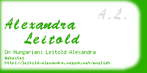 alexandra leitold business card